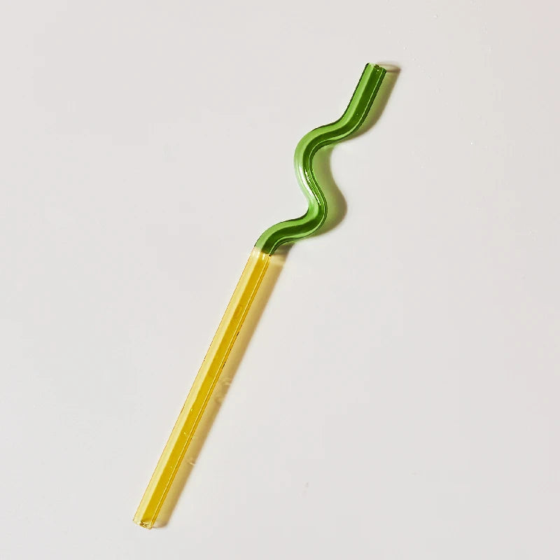 Whirl & Sip Glass Straw