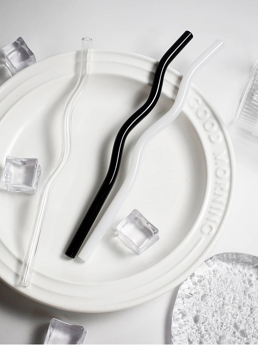 Whirl & Sip Glass Straw