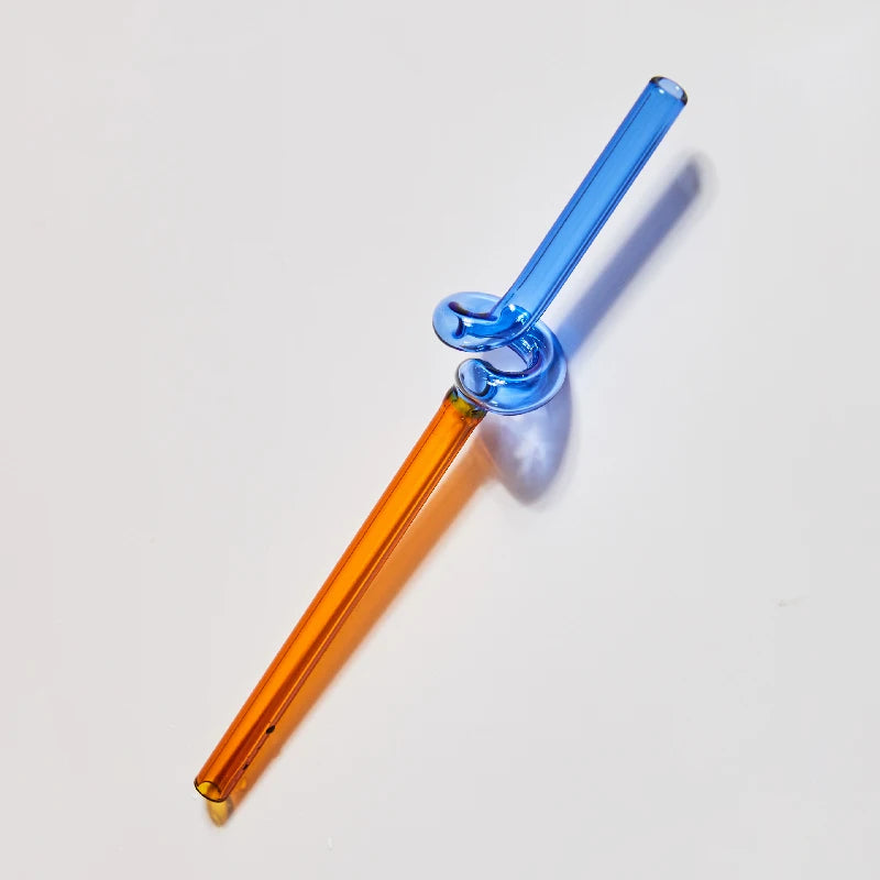 Whirl & Sip Glass Straw