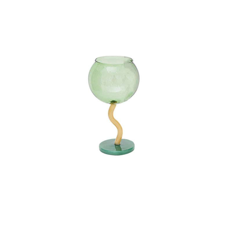 Wavy Hour Cocktail Glass